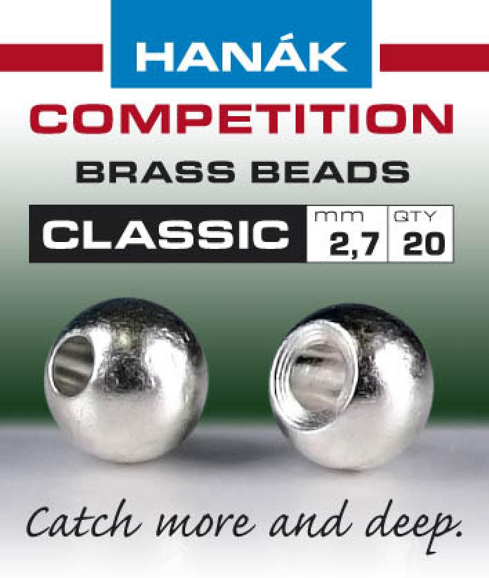 Klasické mosazné hlavičky Hanák Competition - stříbrné