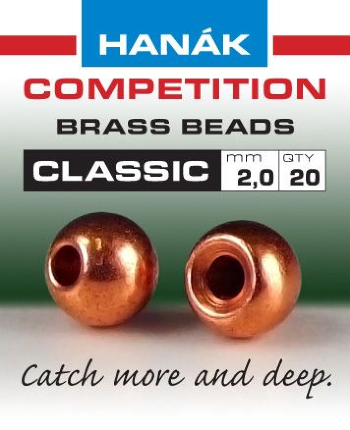 Klasické mosazné hlavičky Hanák Competition - měděné