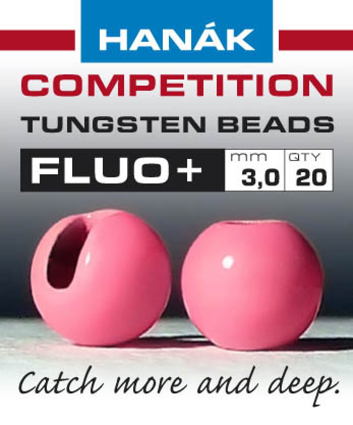 Tungstenové hlavičky Hanák UV+ Fluo růžové