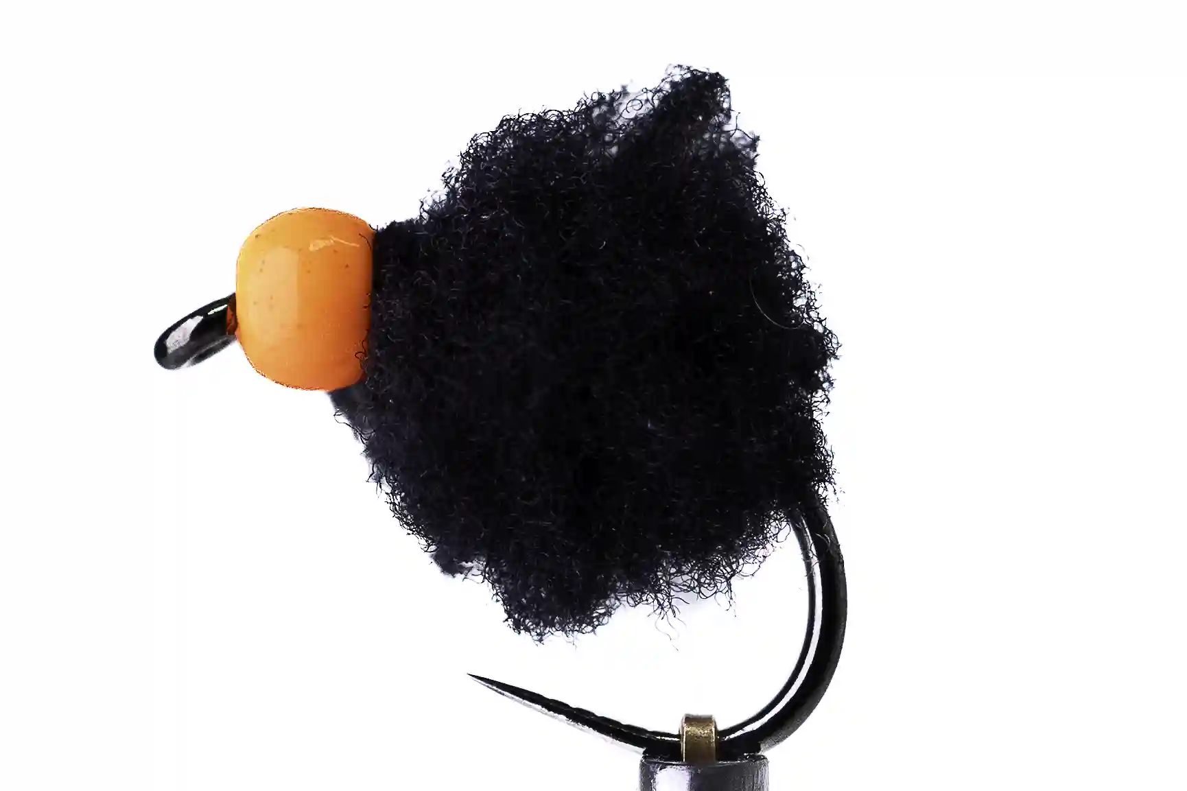 Černý egg s fluo oranžovou hlavičkou