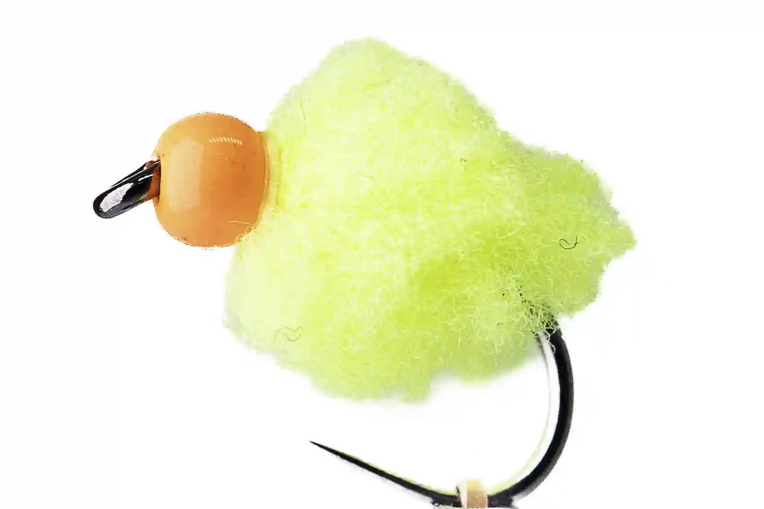 Fluo žlutý egg s fluo oranžovou hlavičkou