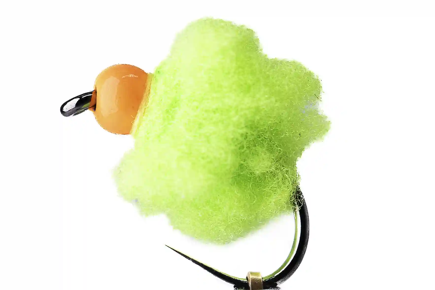 Fluo chartreuse egg s fluo oranžovou hlavičkou