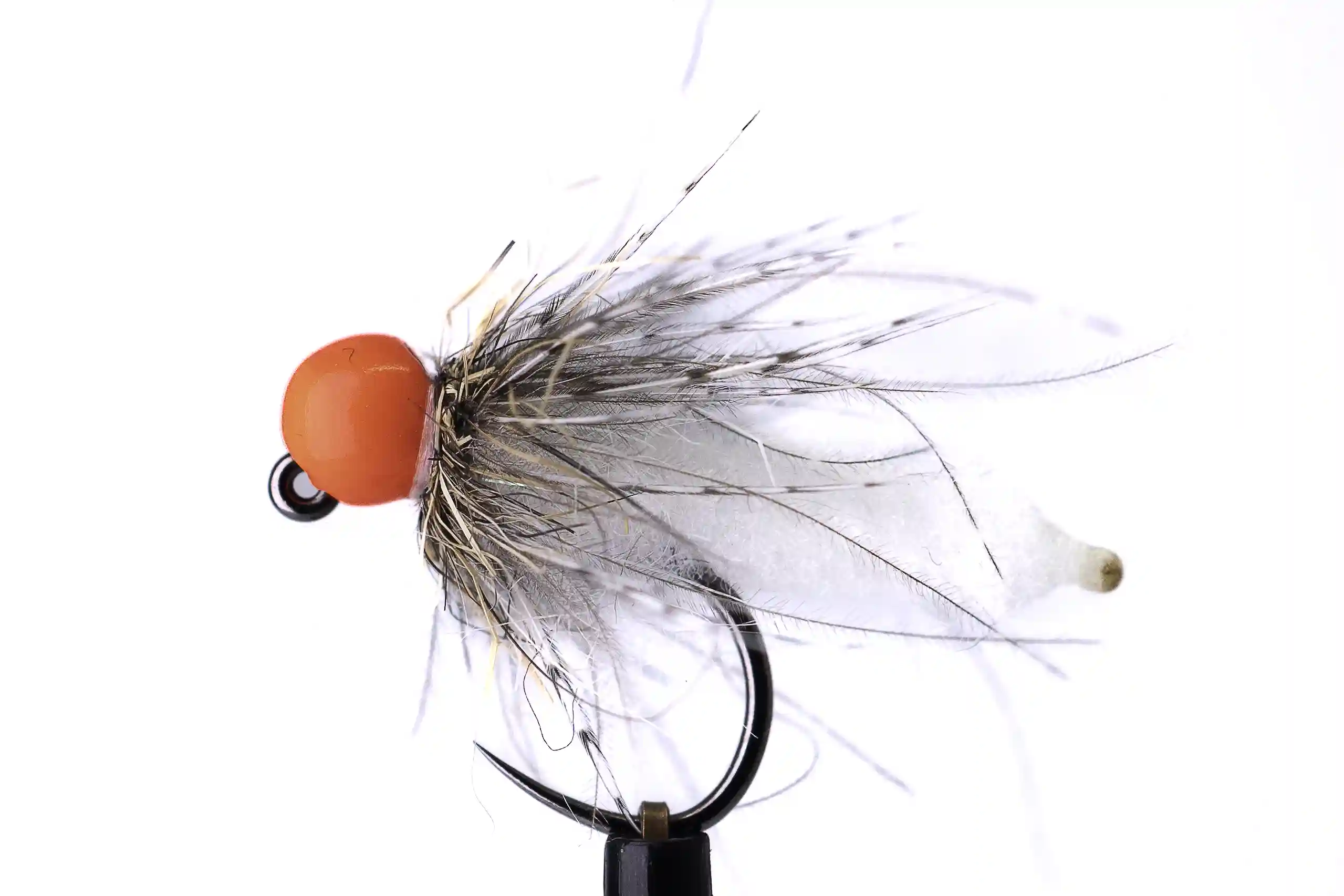 Bílý mop s červenou hlavičkou