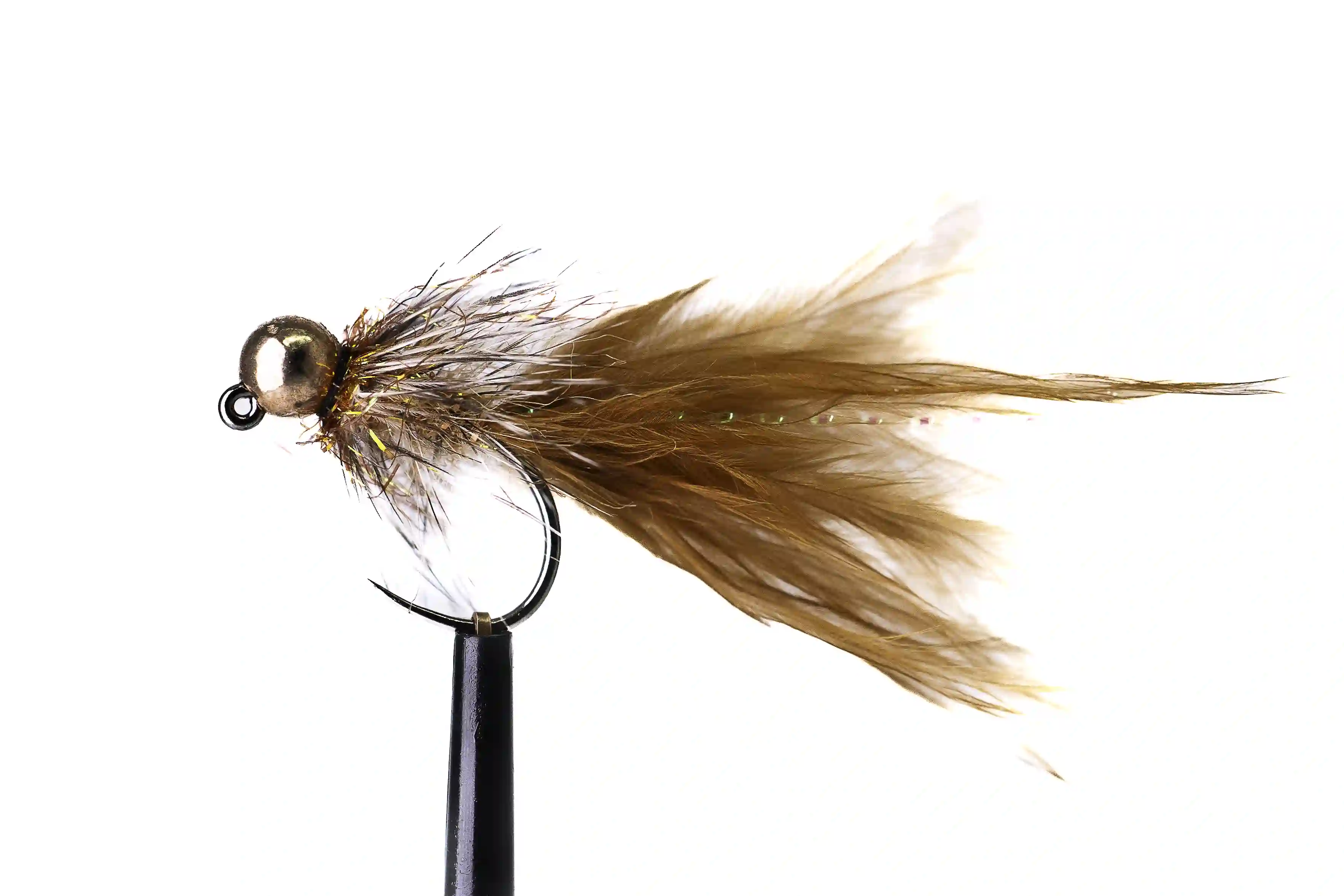 Hnědý jig streamer