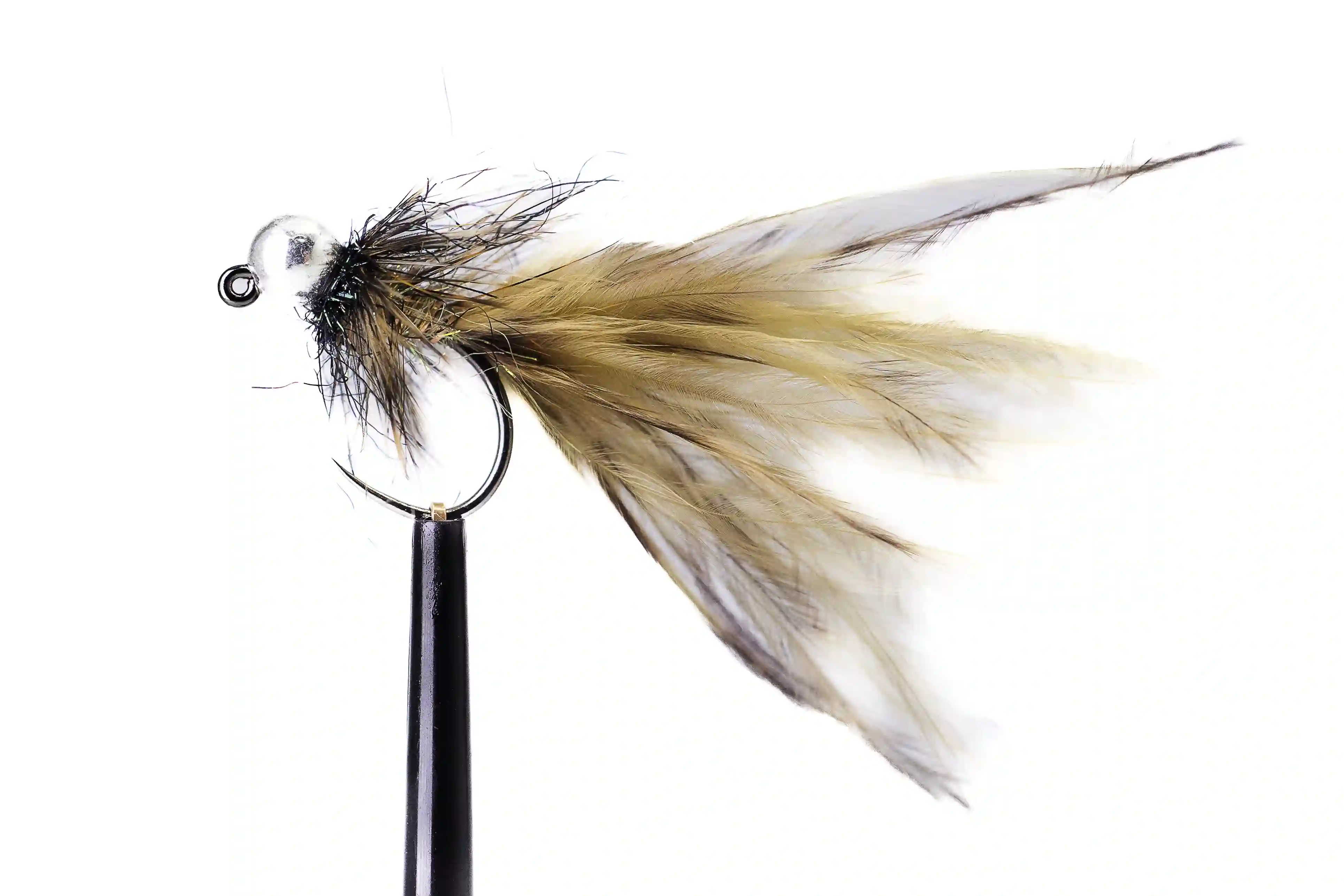 Béžový grizzly jig streamer