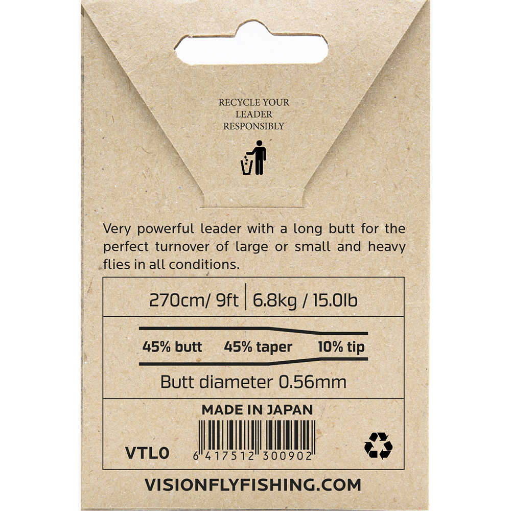 Ujímaný návazec Vision Trout Leader 270 cm