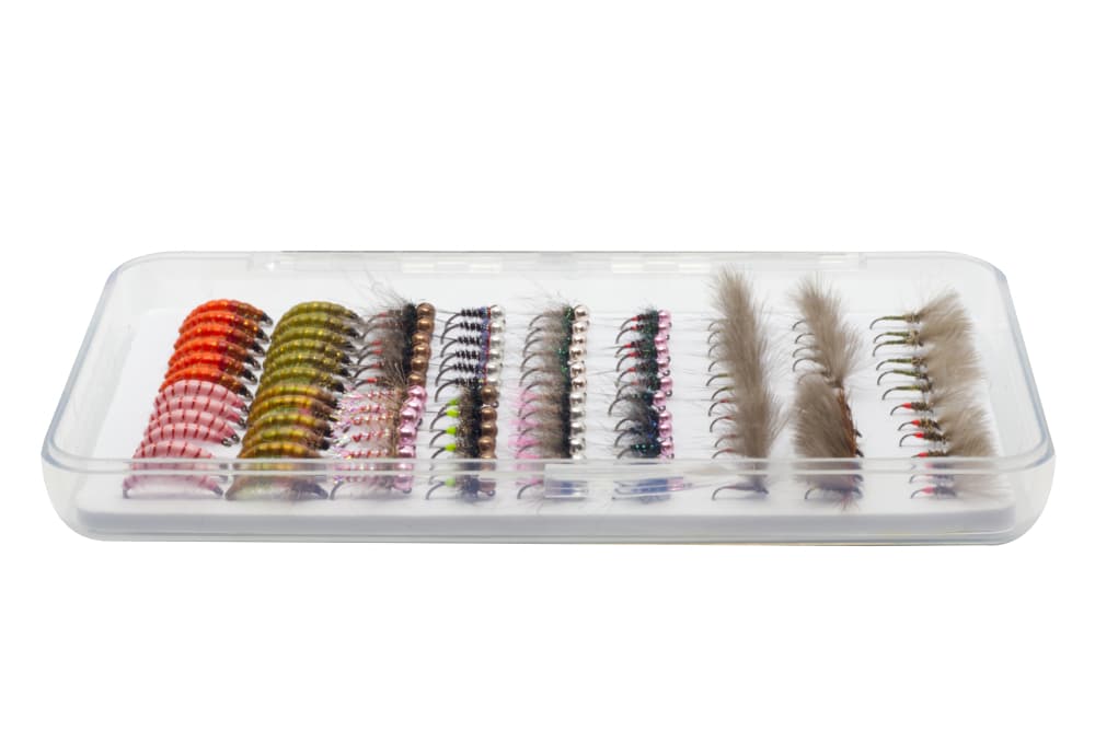 Univerzální sada 108 ks pro lov lipanů a pstruhů