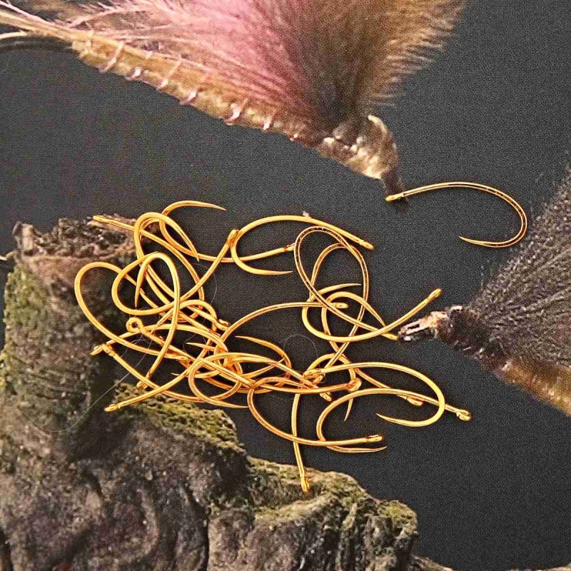 Muškařské háčky zlaté Hends BL 554G