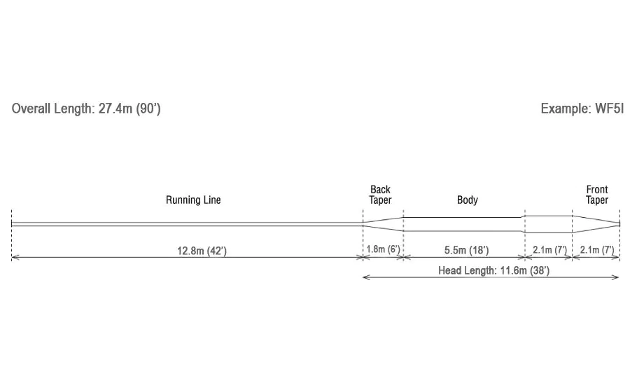Muškařská šňůra RIO MainStream Clear Intermediate