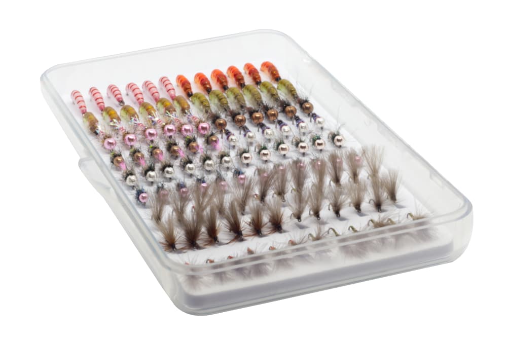 Univerzální sada 108 ks pro lov lipanů a pstruhů