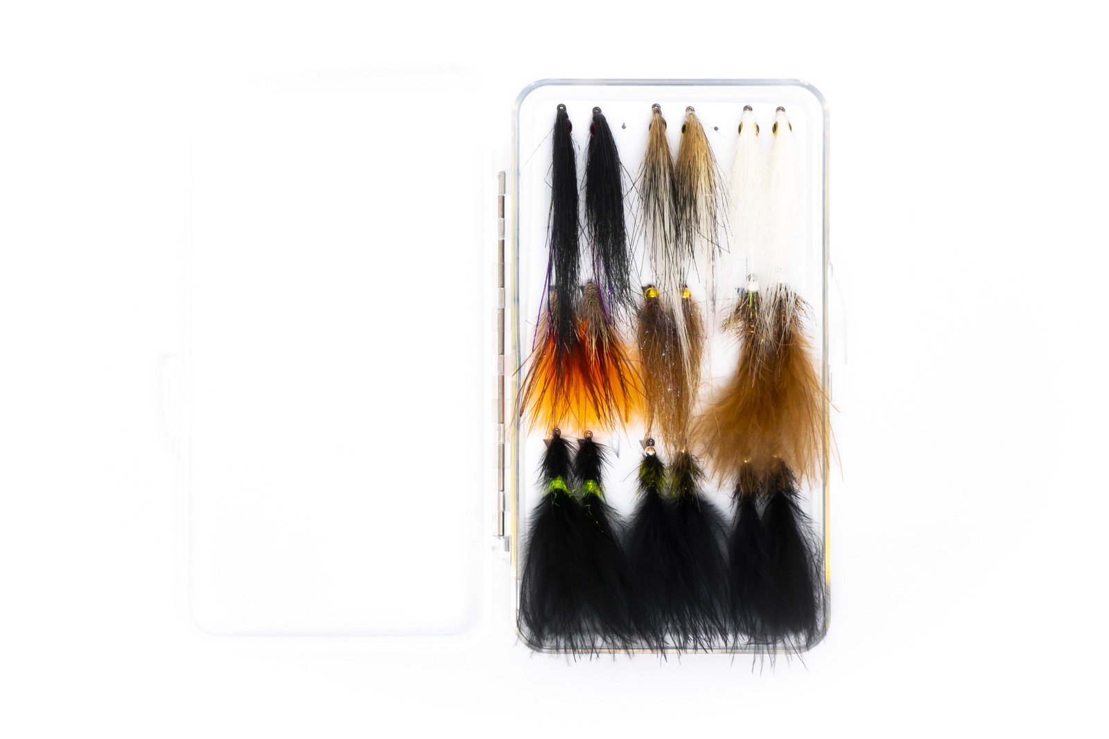 Sada 18 ks pstruhových streamerů