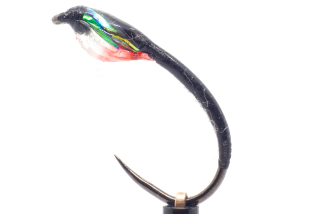 Černočervený glass buzzer