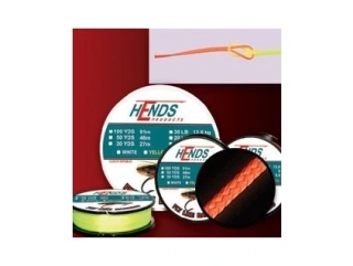 Backing Dacron Hends - 20Lb / 91m - Oranžová signální