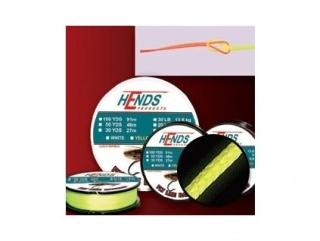 Backing Dacron Hends - 20Lb / 91m - Žlutá signální