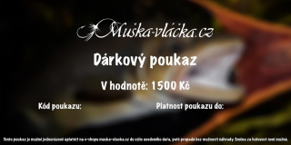 Dárkový poukaz 1500 Kč