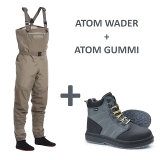 Brodící set Vision Atom + boty Atom s gumovou podrážkou