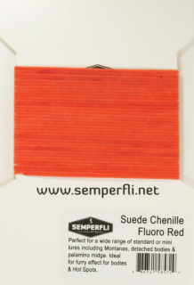 Šenylka Semperfli Squirmy Wormies - Fluo červená