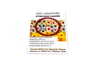 Ujímaný návazec muška splávek DRY DROPPER NYMPHING LEADER 470 cm