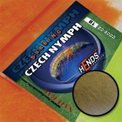 Czech Nymph Dubbing Hends - Olivovo Hnědá