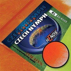 Czech Nymph Dubbing Hends - Tmavě Fluo Oranžová