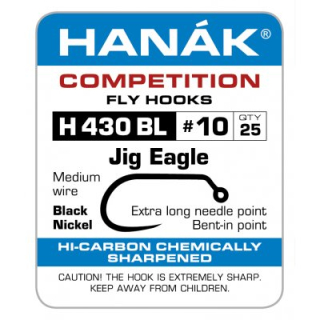 Muškařské háčky Hanák Competition H 430 BL Jig Eagle