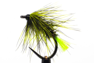 Mokrý grizzly chartreuse palmer