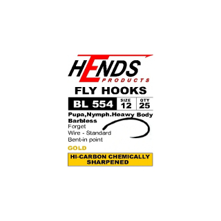Muškařské háčky zlaté Hends BL 554G