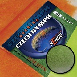 Czech Nymph Dubbing Hends - Zelená