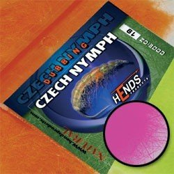 Czech Nymph Dubbing Hends - Tmavě fluo růžová