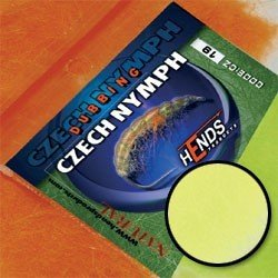 Czech Nymph Dubbing Hends - Světle fluo žlutá