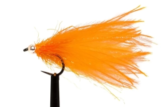 Oranžová marabou lura