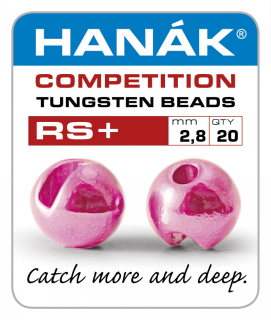 Tungstenové hlavičky Hanák Competition RS+ Metalické světle růžové
