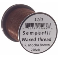 Semperfli Waxed Thread 12/0  - Tmavě hnědá