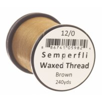 Semperfli Waxed Thread 12/0  - Hnědá