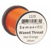 Semperfli Waxed Thread 12/0 - Fluo oranžová tmavá