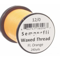 Semperfli Waxed Thread 12/0 - Fluo oranžová