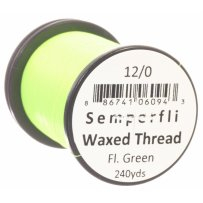Semperfli Waxed Thread 12/0 - Fluo zelená