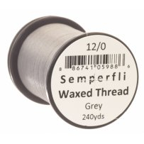Semperfli Waxed Thread 12/0 - Šedá