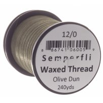 Semperfli Waxed Thread 12/0 - Olive dun