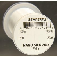 Semperfli Nano Silk Professional 24/0 - Bílá