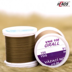 Vázací nit Hends Grall - Béžovo šedá