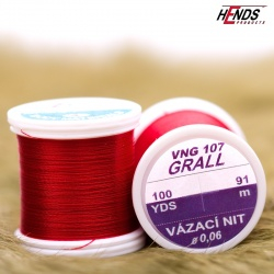 Vázací nit Hends Grall - Červená
