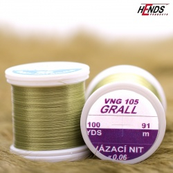 Vázací nit Hends Grall - Olivová