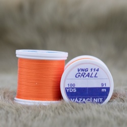 Vázací nit Hends Grall - Oranžová
