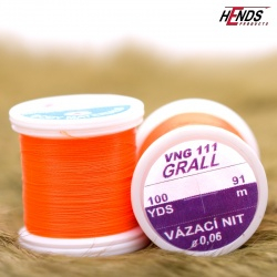 Vázací nit Hends Grall - Oranžová signální