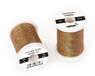 Sybai Perdigon Thread - Golden Olive Pearl