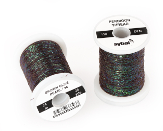 Sybai Perdigon Thread - Brown Olive Pearl
