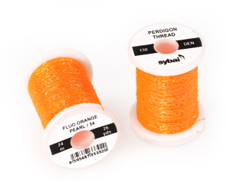 Sybai Perdigon Thread - Fluo Orange Pearl