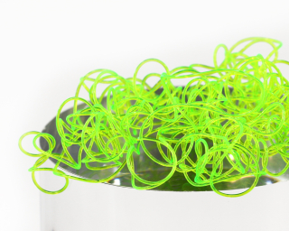 Sybai Wiggly Worms - Fluo Chartreuse