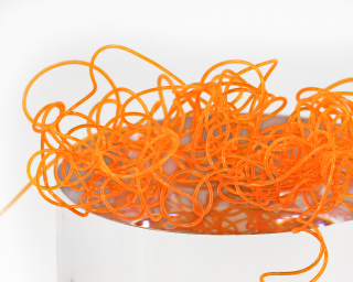Sybai Wiggly Worms - Fluo Orange